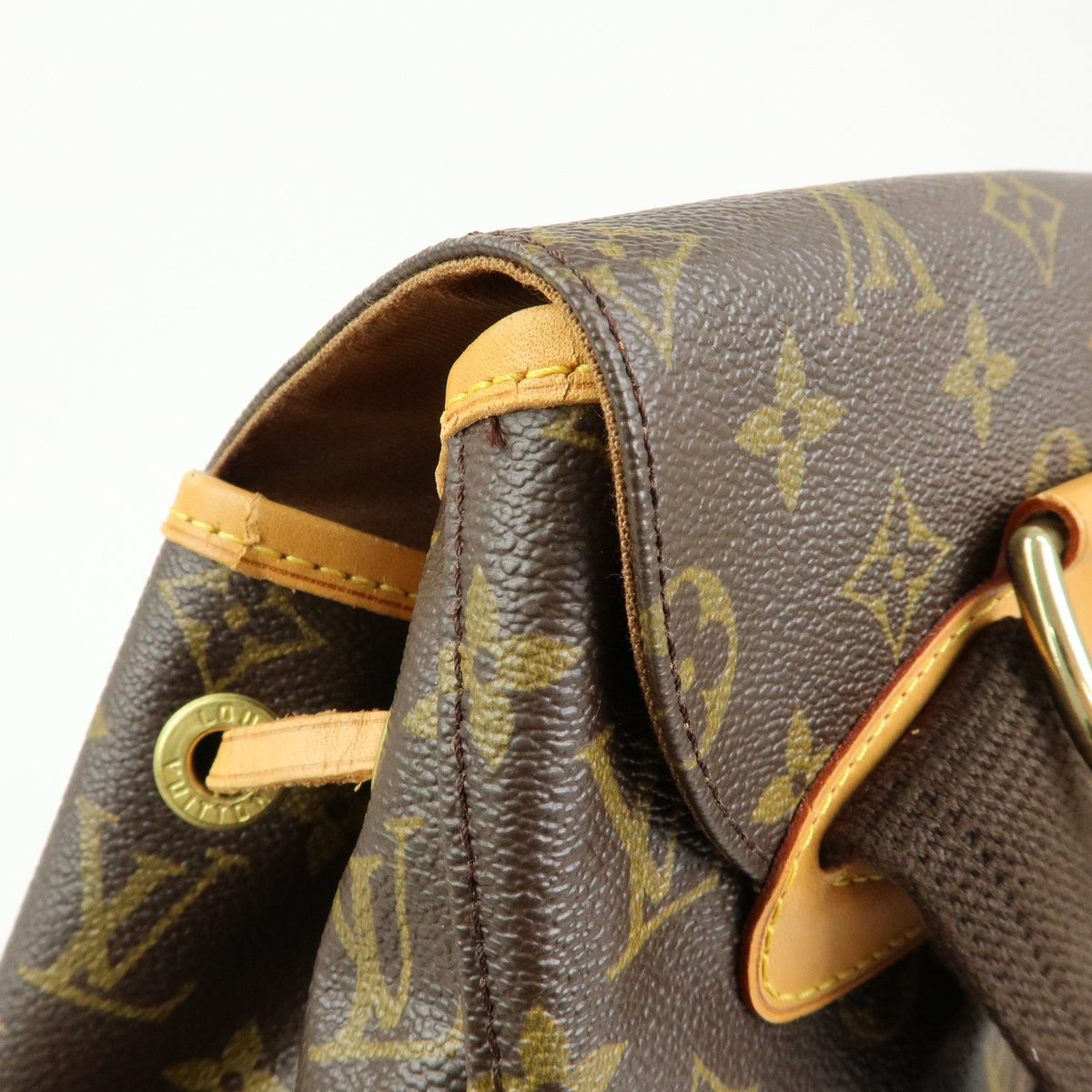 Louis Vuitton Montsouris Monogram Canvas, Brown, Canvas, Backpack