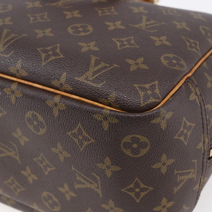 Louis Vuitton Deauville Handbag Monogram Canvas, BROWN, CANVAS, Handbag