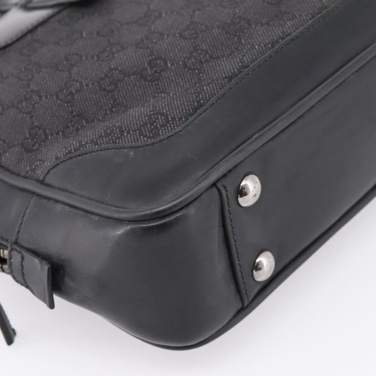 Gucci GG supreme GG Canvas, Black, Canvas, Handbag