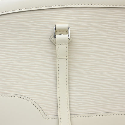 Louis Vuitton Madeleine Epi Leather, White, Leather, Shoulder Bag
