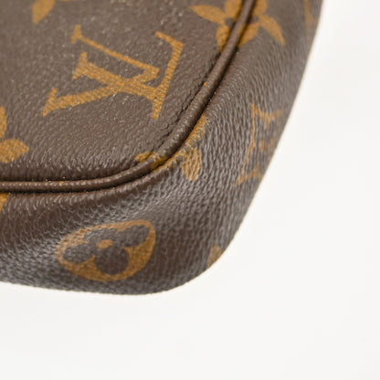 Louis Vuitton Pochette Accessoires NM Monogram Canvas, Brown, Canvas, Clutch