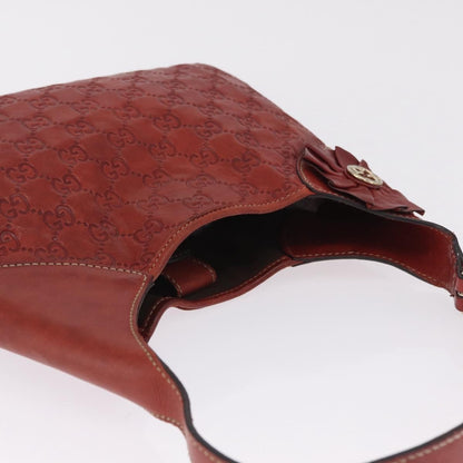 Gucci Trophy GG Canvas with Leather, Red, Canvas, Tote Bag