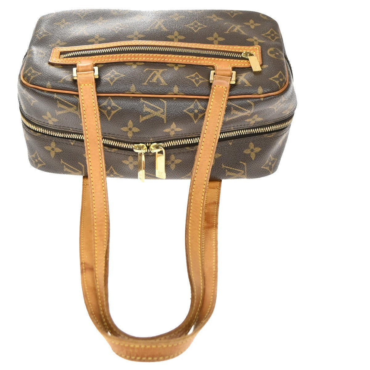 Louis Vuitton Cite Monogram Canvas, Brown, Canvas, Handbag