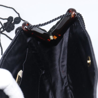 Bottega Veneta Vintage Intrecciato Hobo Nylon, Black, Nylon, Shoulder Bag