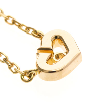 Cartier C Heart de Cartier Pendant 18K Rose Gold with Diamond, Gold, Pink Gold, Necklace