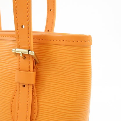 Louis Vuitton Petit Bucket Epi Leather, Orange, Leather, Handbag