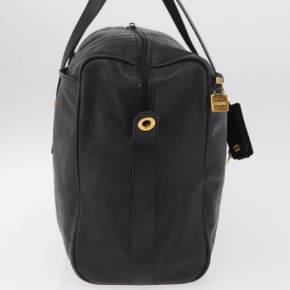 Loewe Travel Line Boston, Black, Leather, Travel Bag