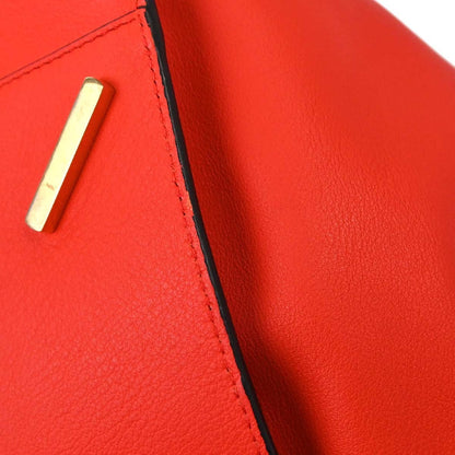 Loewe Hammock Leather, Red, Leather, Handbag