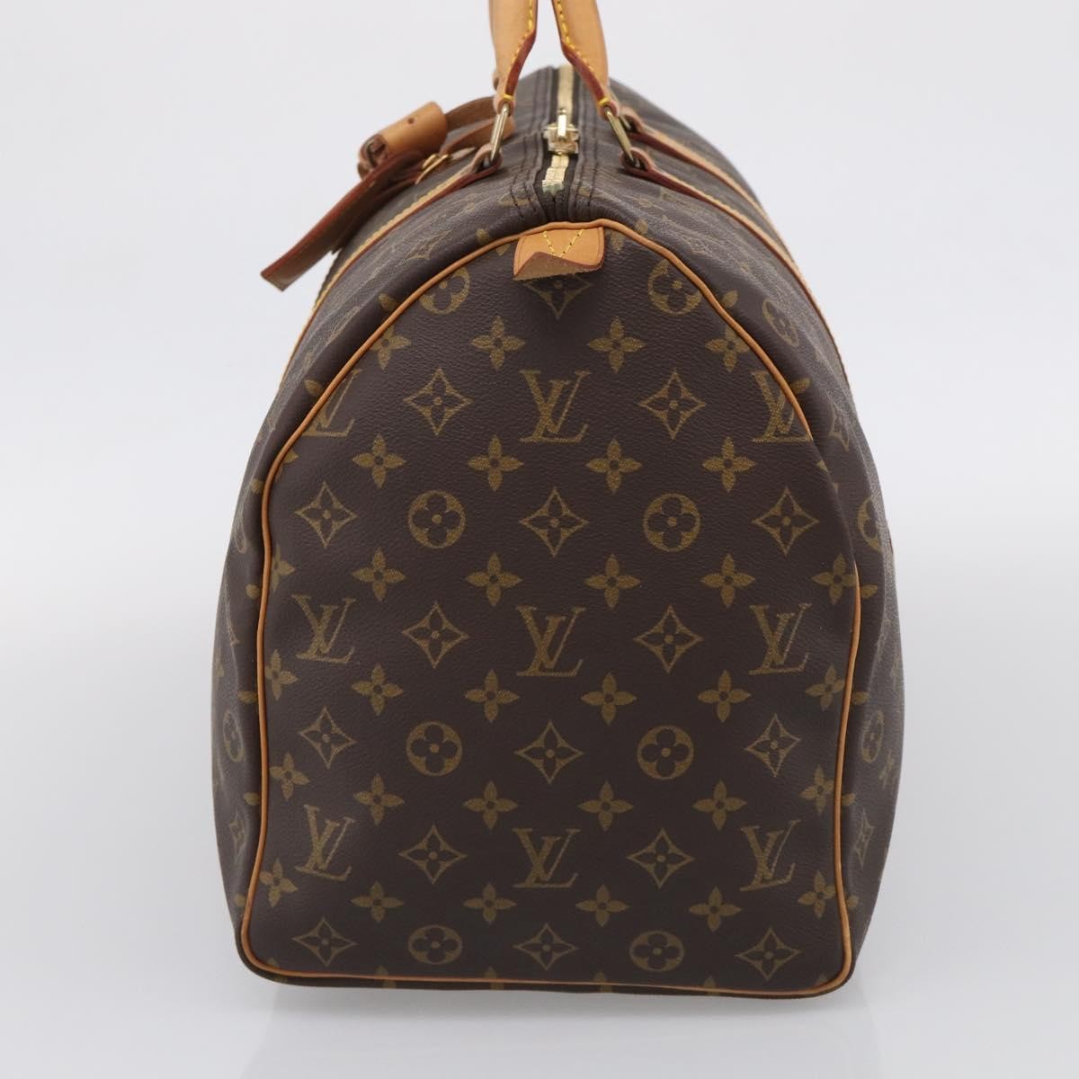 Louis Vuitton Keepall Monogram Canvas, Brown, Canvas, Travel Bag