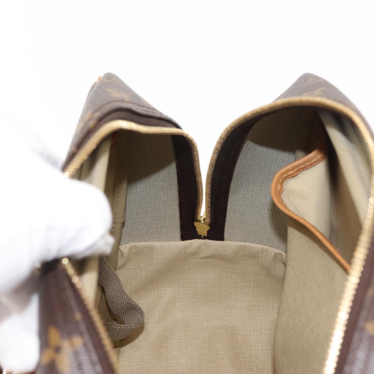 Louis Vuitton Deauville Handbag Monogram Canvas, BROWN, CANVAS, Handbag