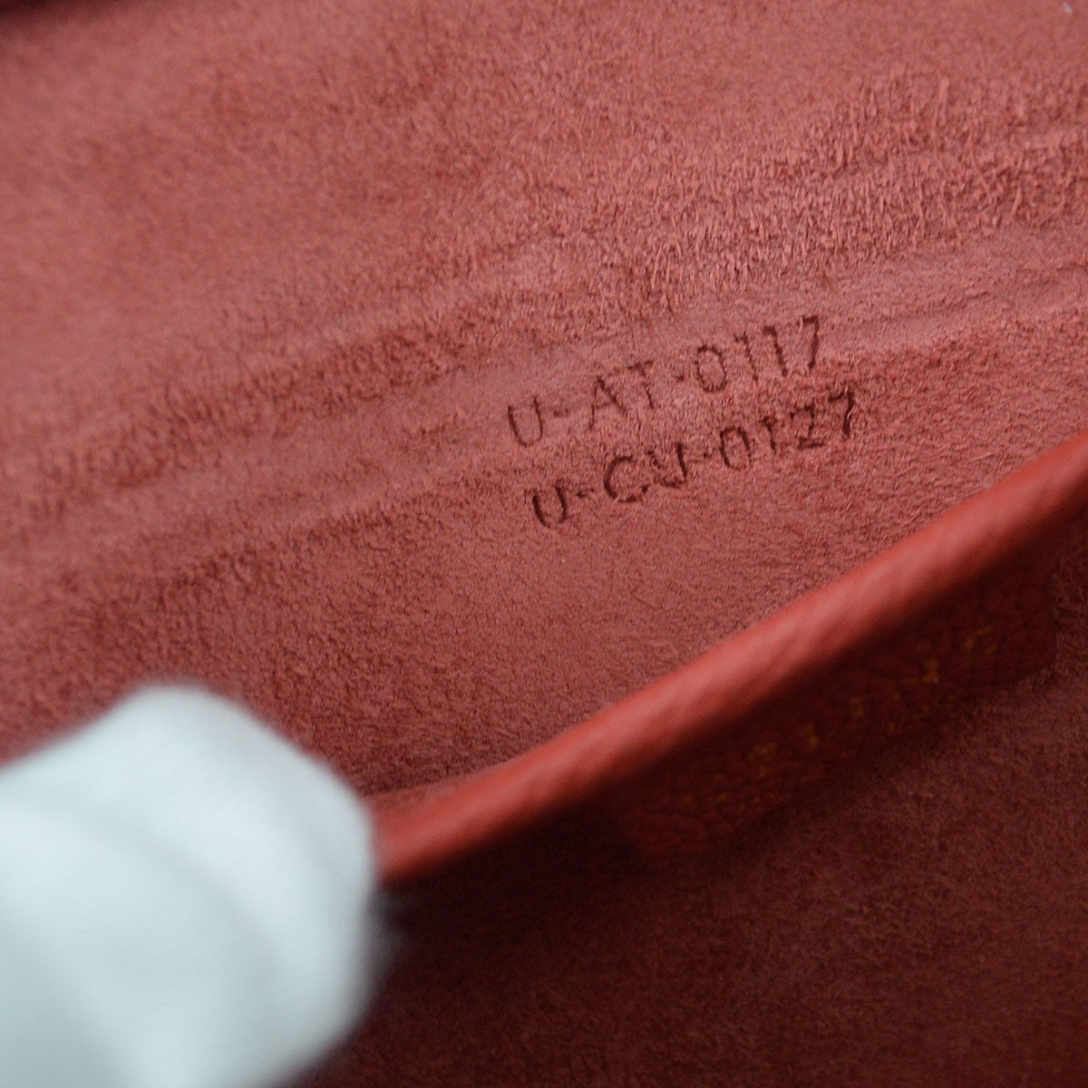 Celine Luggage Grainy Leather, Red, Leather, Handbag