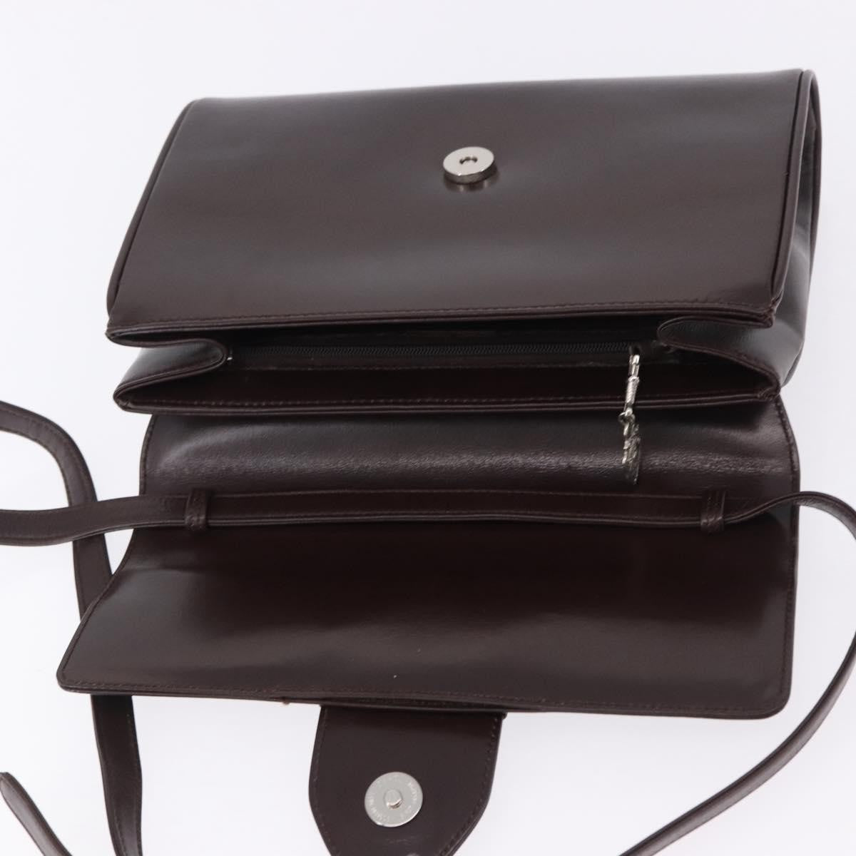 Gucci Vintage Leather, Brown, Leather, Shoulder Bag