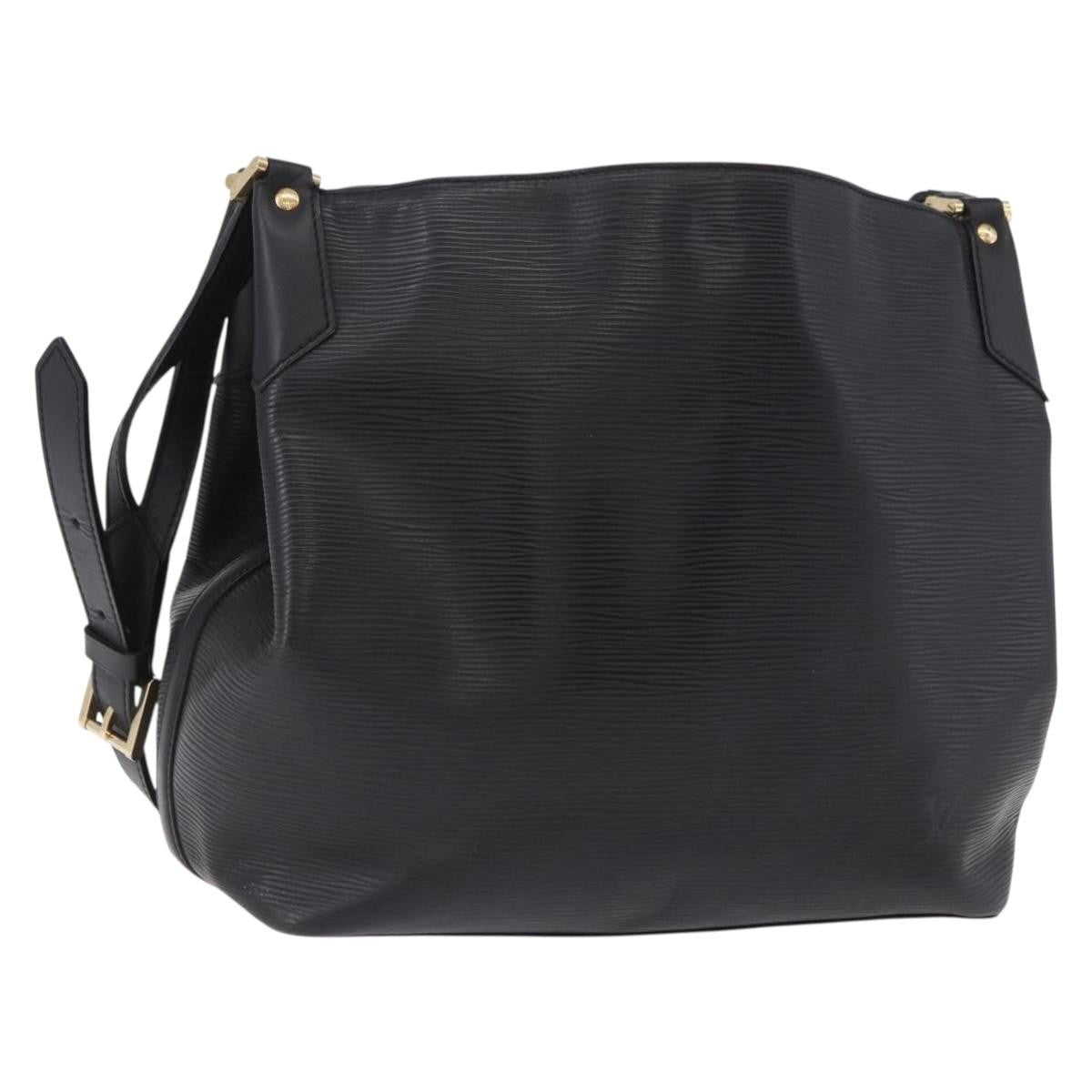 Louis Vuitton Mandara Epi, Black, Leather, Shoulder Bag