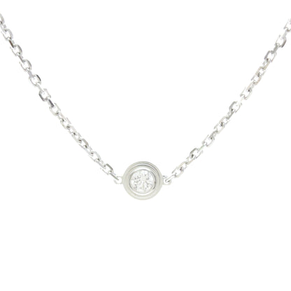 Cartier D'Amour 18K White Gold and Diamond, Silver, White Gold, Bracelet