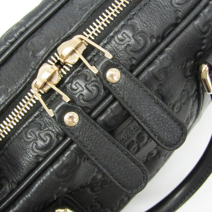 Gucci Convertible Briefcase Guccissima Leather, Black, Leather, Briefcase