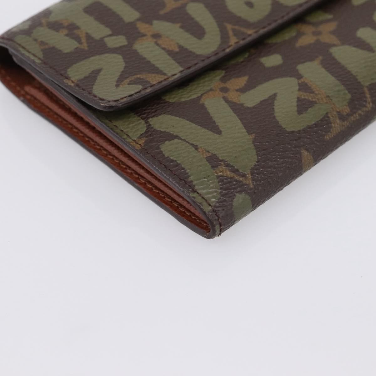 Louis Vuitton Sarah Limited Edition Monogram Graffiti, Khaki, Canvas, Wallet
