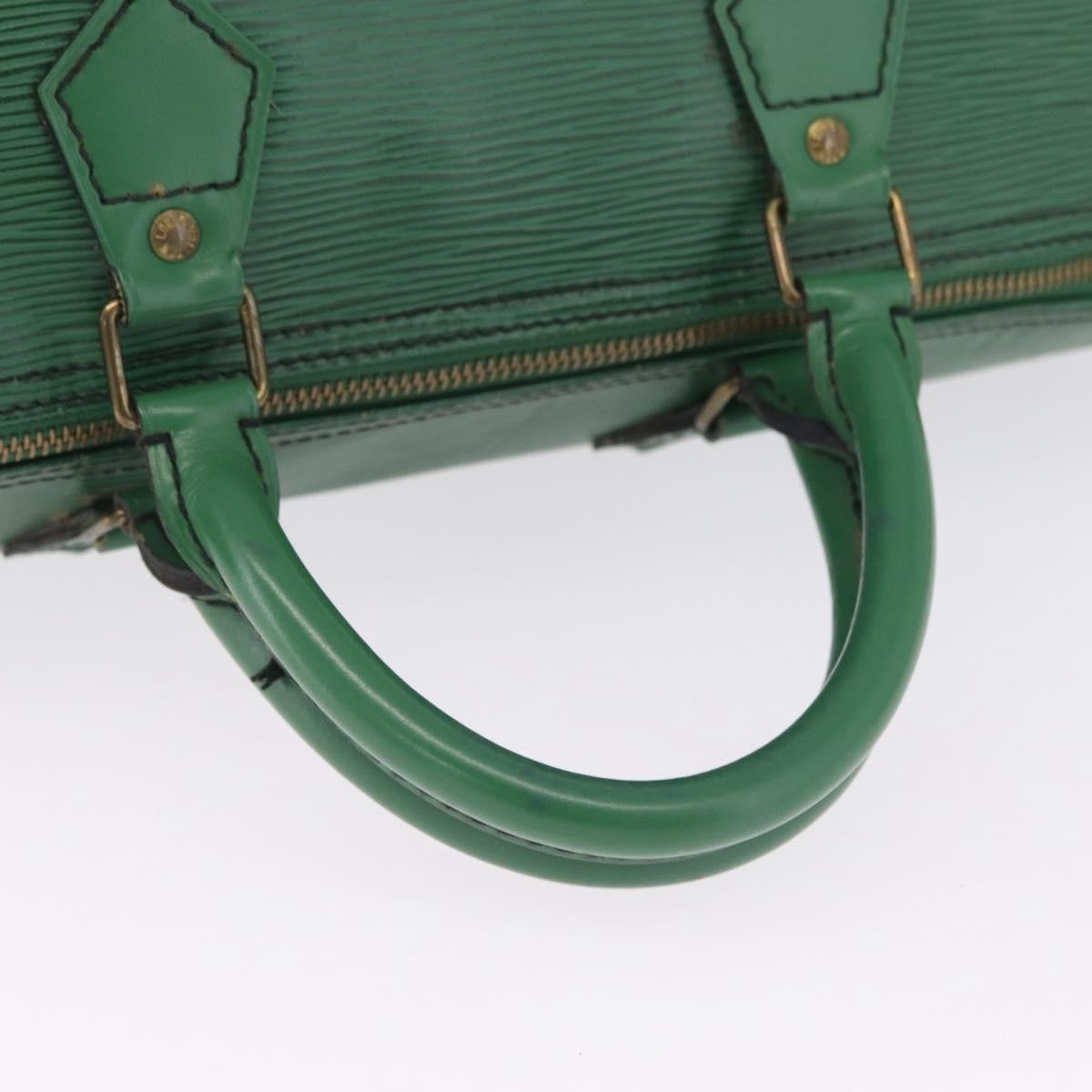 Louis Vuitton Speedy Epi Leather, Green, Leather, Handbag