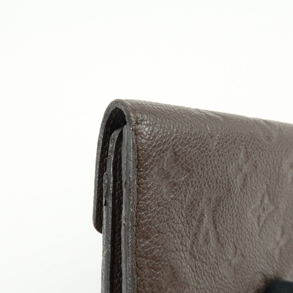 Louis Vuitton Curieuse Monogram Empreinte Leather, Brown, Leather, Wallet