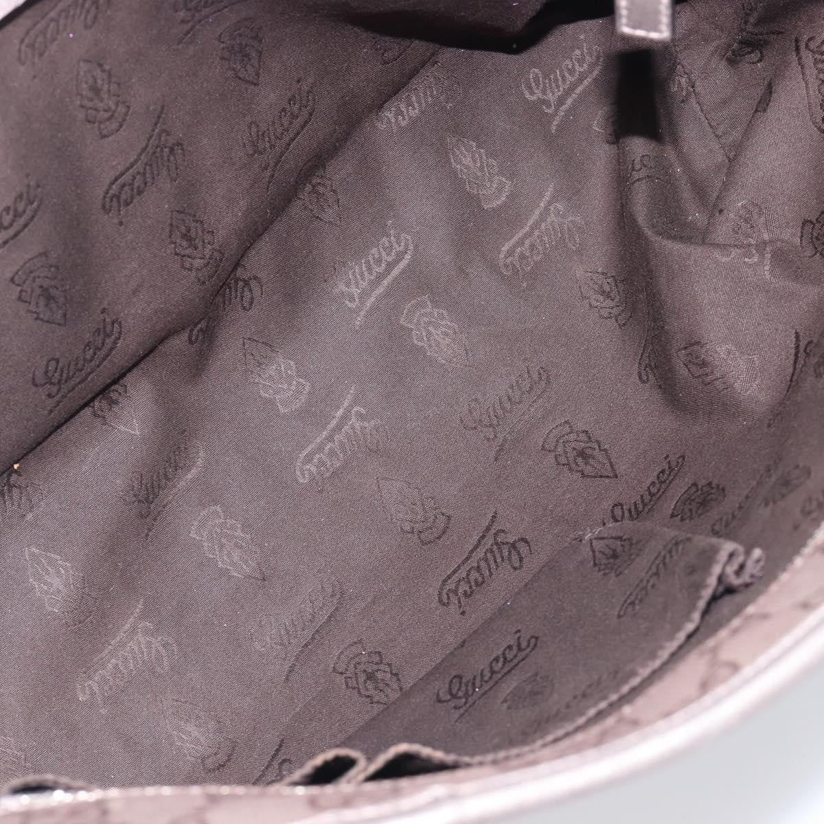 Gucci Tote GG Imprime, Silver, Canvas, Tote Bag