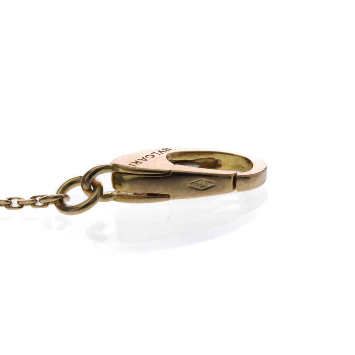 Bvlgari Fiorever Pendant 18K Rose Gold with Ruby and Diamonds, Gold, Pink Gold, Necklace