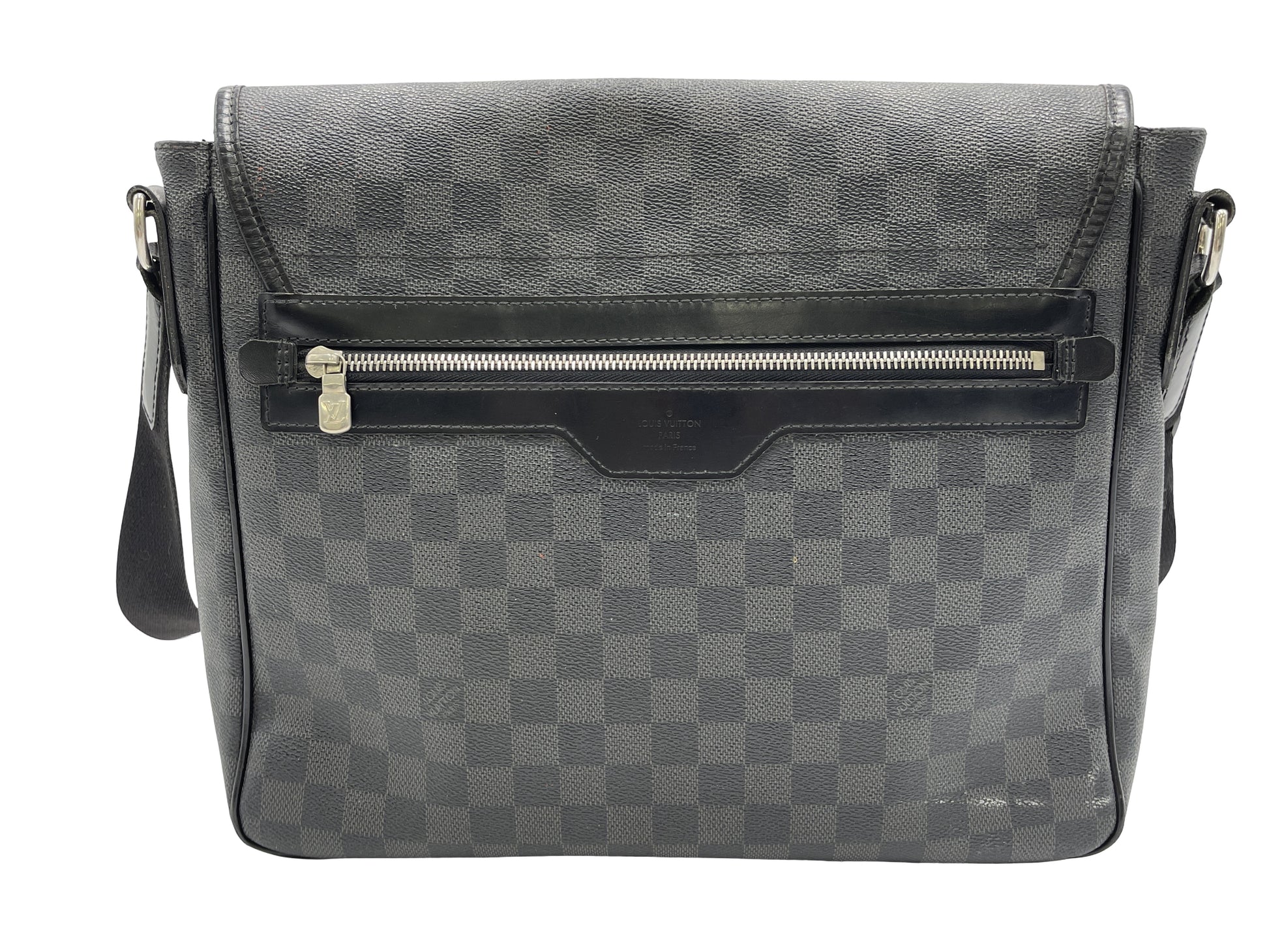Louis Vuitton Daniel Messenger Damier Graphite, Black, Canvas, Shoulder Bag