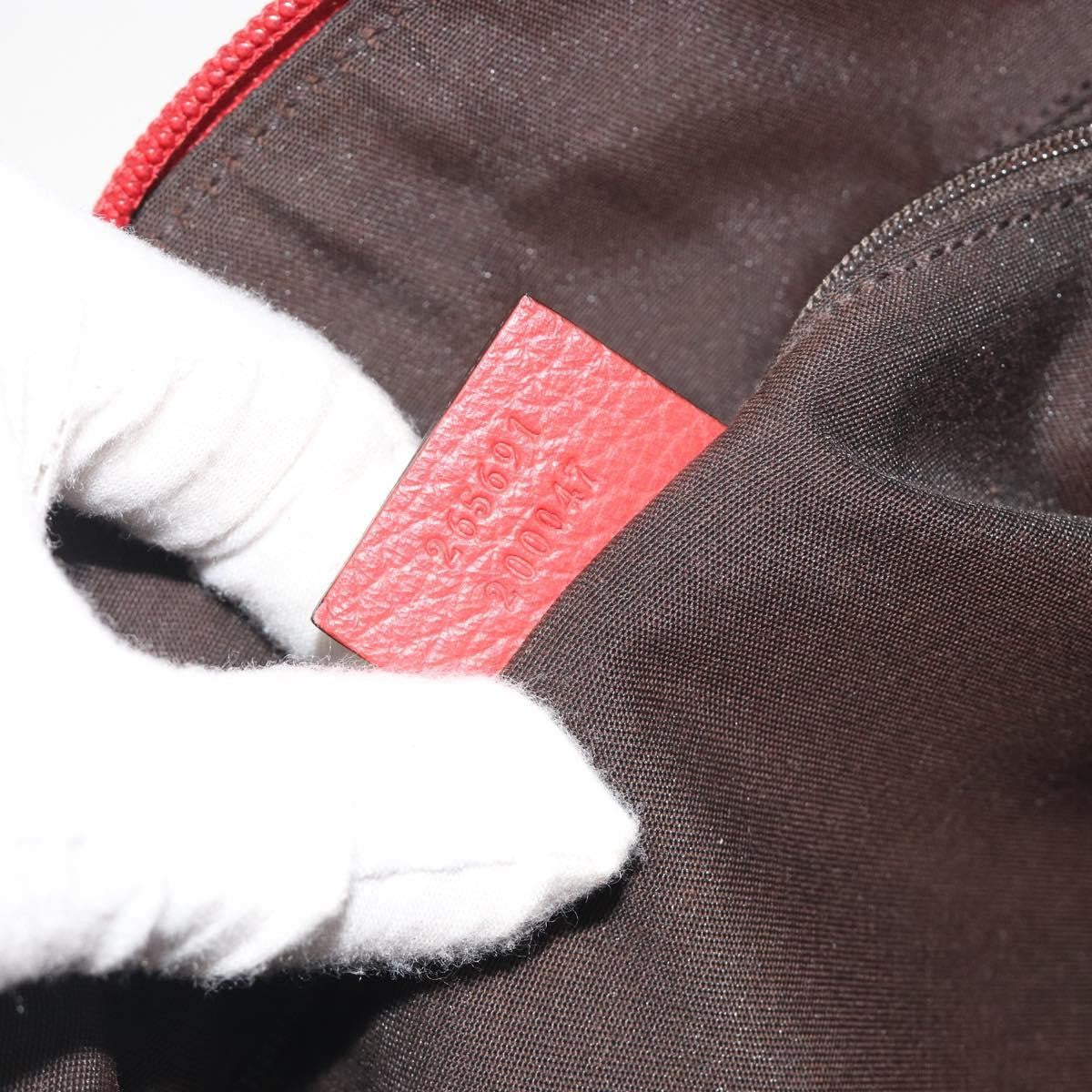 Gucci Abbey Leather, Red, Leather, Shoulder Bag