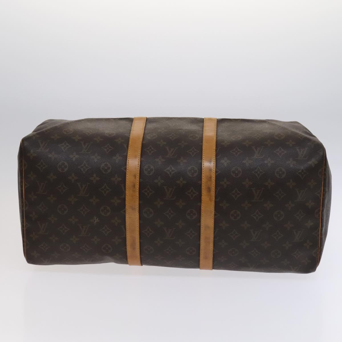 Louis Vuitton Keepall Bag Monogram Canvas, BROWN, CANVAS, Travel bag