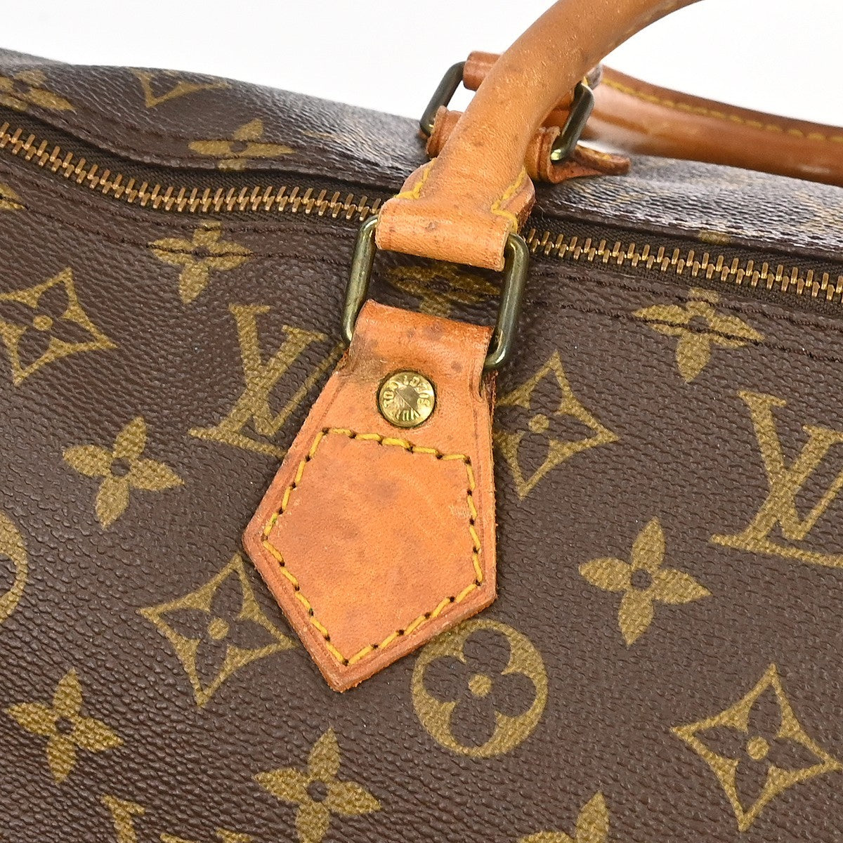 Louis Vuitton Speedy Monogram Canvas, Brown, Canvas, Handbag