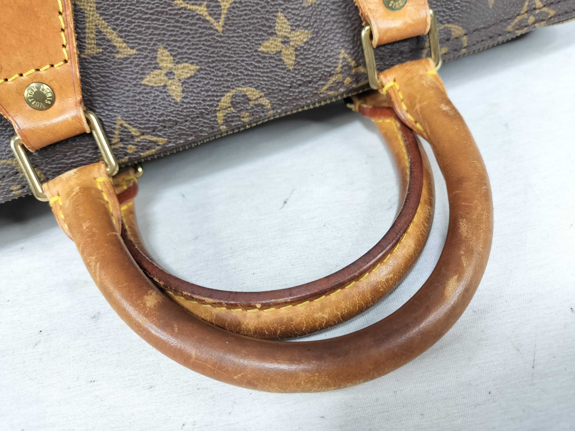Louis Vuitton Speedy Monogram Canvas, Brown, Canvas, Handbag