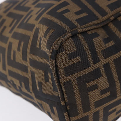 Fendi Zucca Canvas, Brown, Canvas, Tote Bag