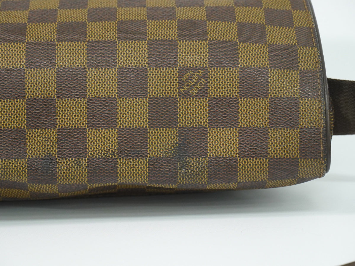 Louis Vuitton Brooklyn Damier Ebene, Brown, Canvas, Shoulder Bag