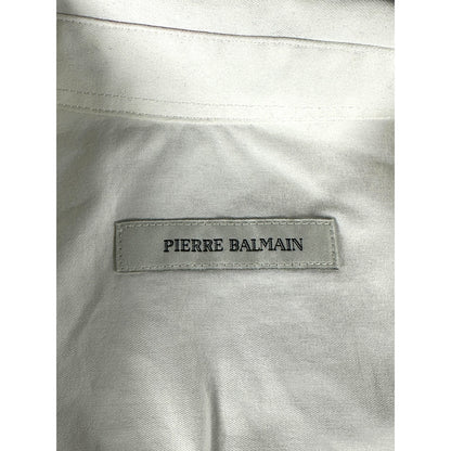 PIERRE BALMAN Button Down Cropped Shirt