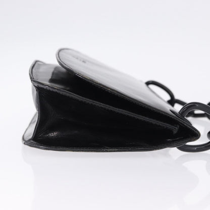 Prada Chain Shoulder Leather, Black, Leather, Shoulder Bag