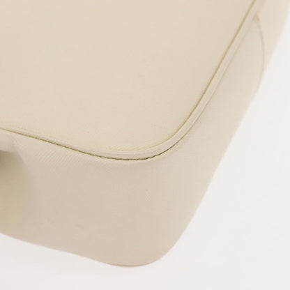 Salvatore Ferragamo Shoulder Leather, Ecru, Leather, Shoulder Bag