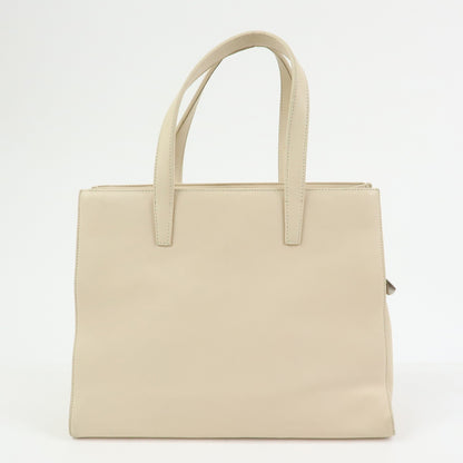 Loewe Anagram Leather, Beige, Leather, Tote Bag
