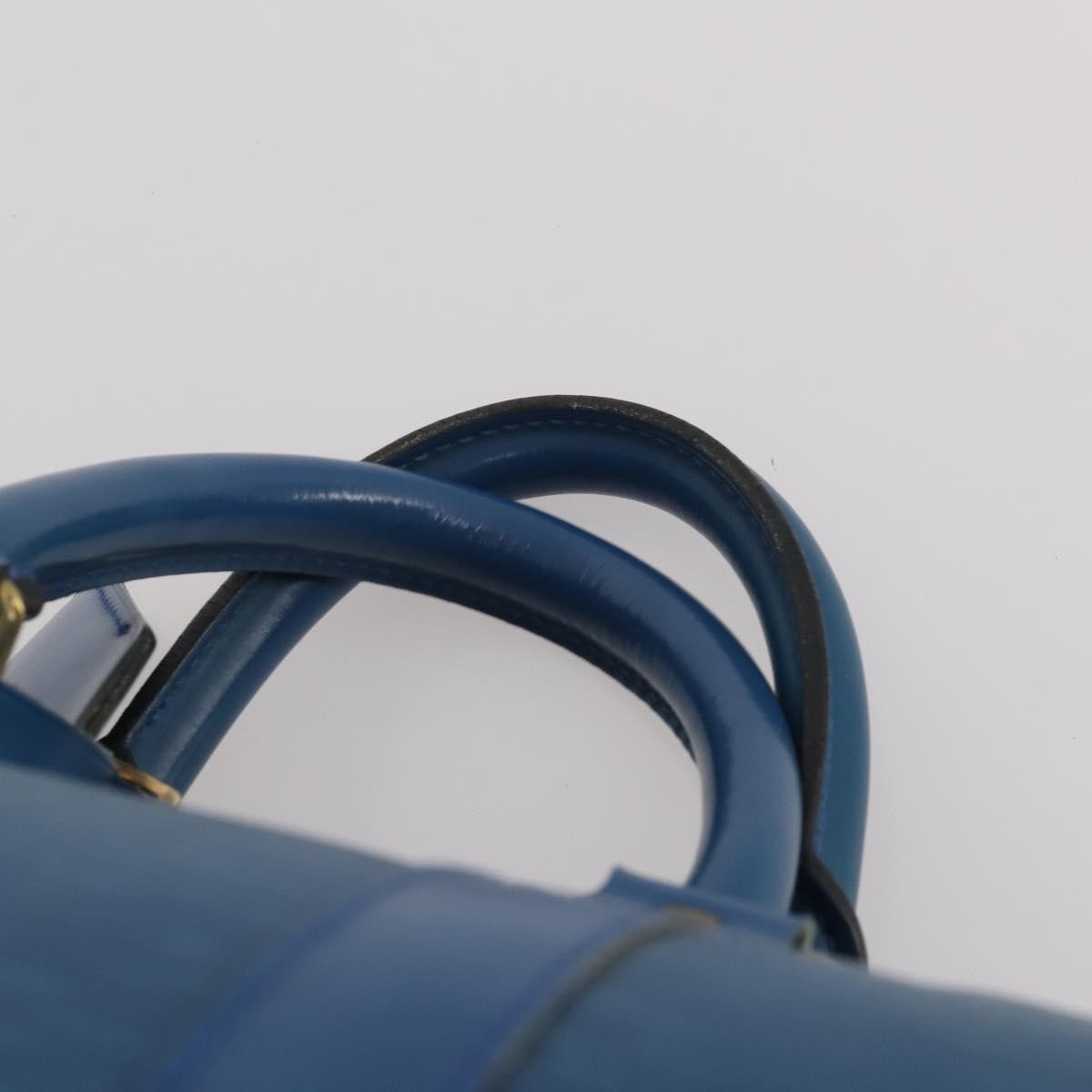 Louis Vuitton Keepall Bag Epi Leather, Blue, Leather, Travel Bag