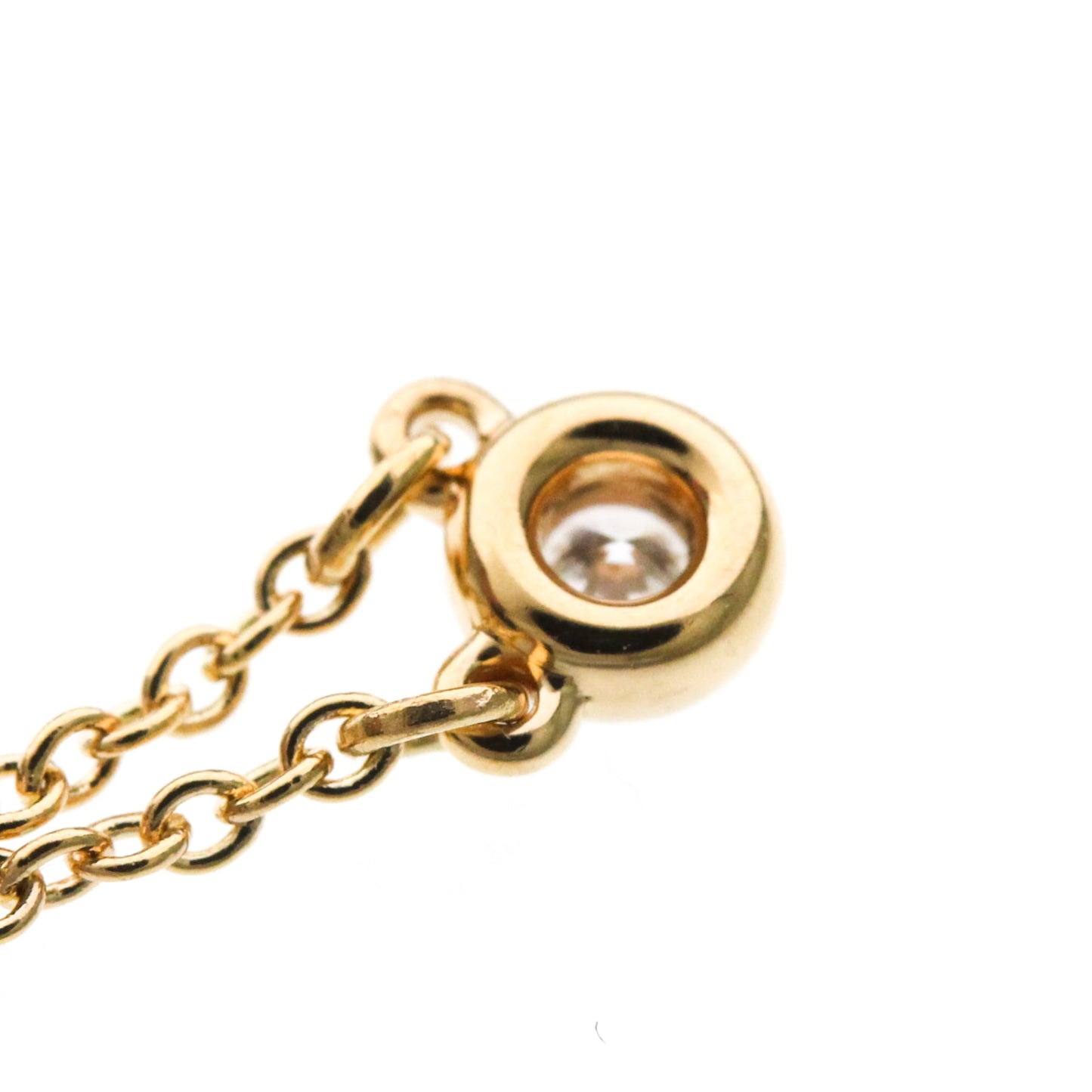 Tiffany & Co. Elsa Peretti Diamonds By The Yard 18K Pink Gold with Diamond, Gold, Pink Gold, Necklace
