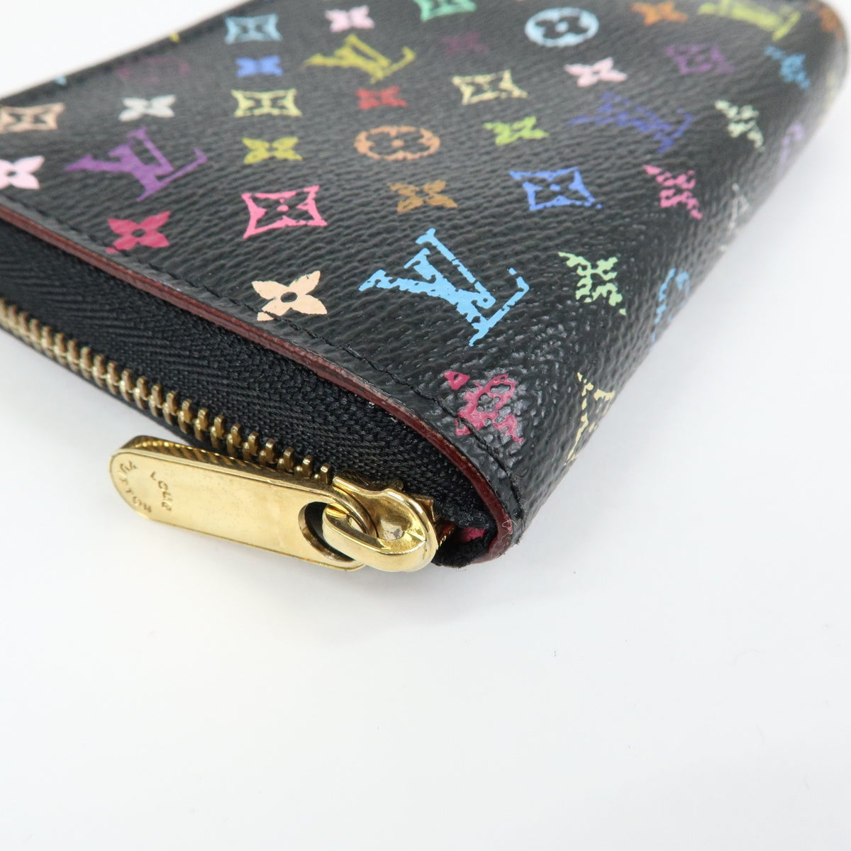 Louis Vuitton Zippy Coin Purse Monogram Multicolor, Black, Canvas, Wallet