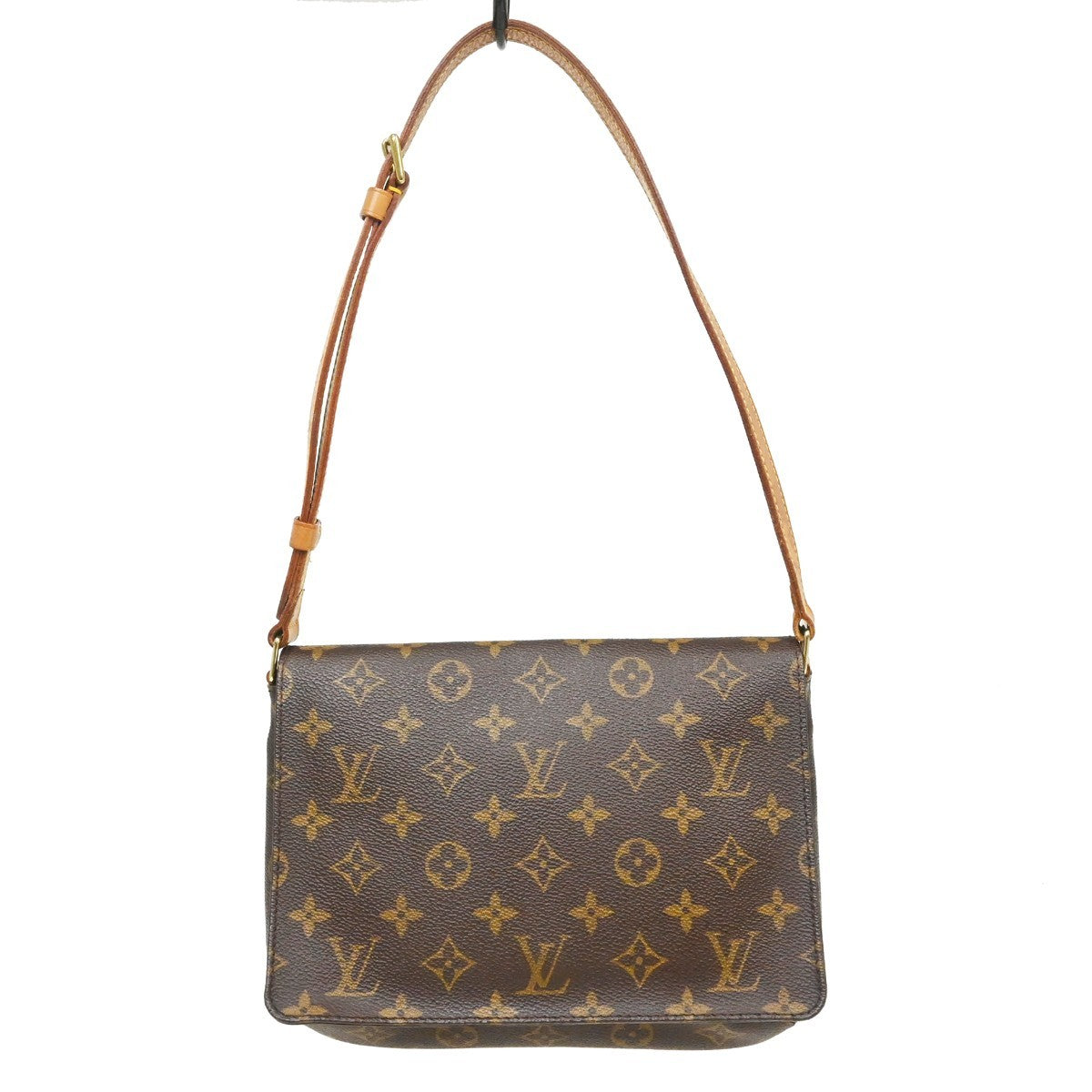 Louis Vuitton Musette Tango Monogram Canvas, Brown, Canvas, Shoulder Bag