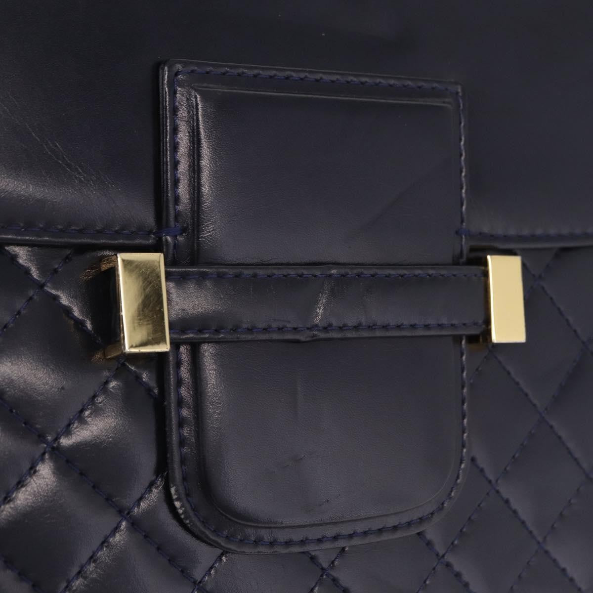 Saint Laurent Vintage Shoulder bag Leather, Navy, Leather, Shoulder Bag
