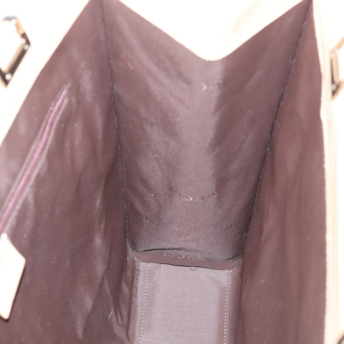Gucci Jackie Leather, Beige, Leather, Tote Bag