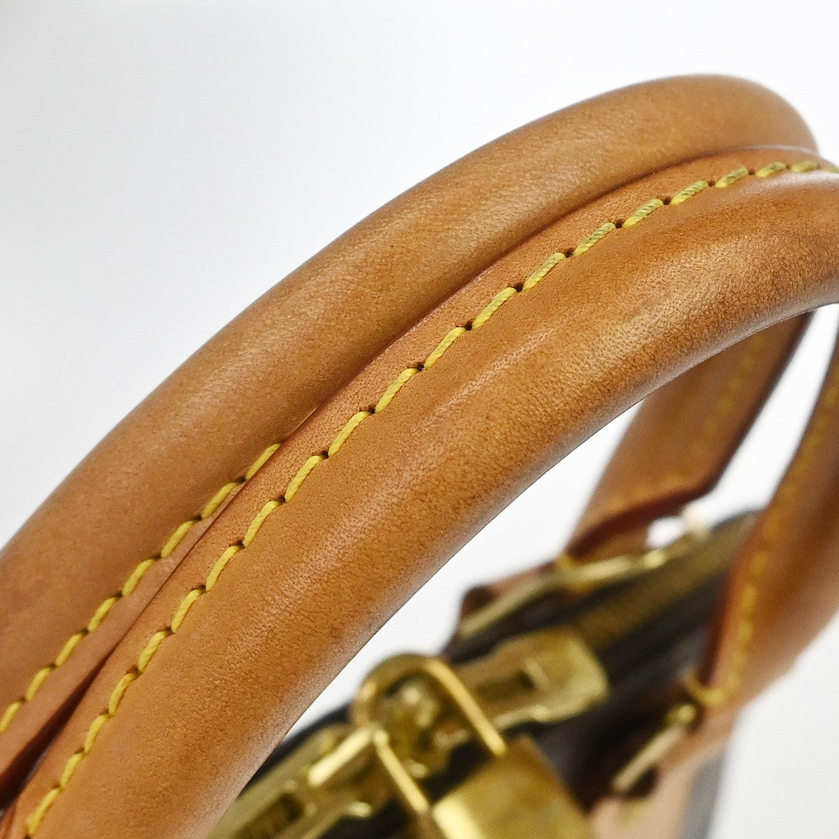 Louis Vuitton Alma Monogram, Brown, Canvas, Handbag