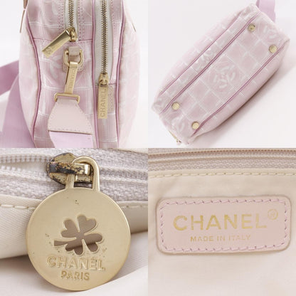 Chanel Travel Line Convertible Satchel Nylon, Pink, Nylon, Handbag