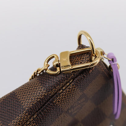 Louis Vuitton Pochette Accessoires Limited Edition Damier, Brown, Canvas, Clutch