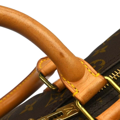 Louis Vuitton Keepall Monogram Canvas, Brown, Canvas, Travel Bag