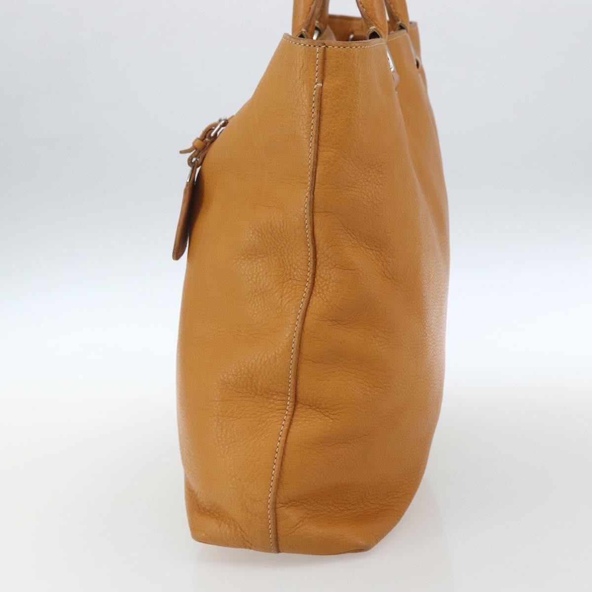 Prada Convertible Shopper Vitello Daino, Brown, Leather, Tote Bag