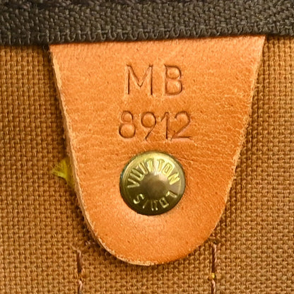 Louis Vuitton Keepall Monogram Canvas, Brown, Canvas, Travel Bag