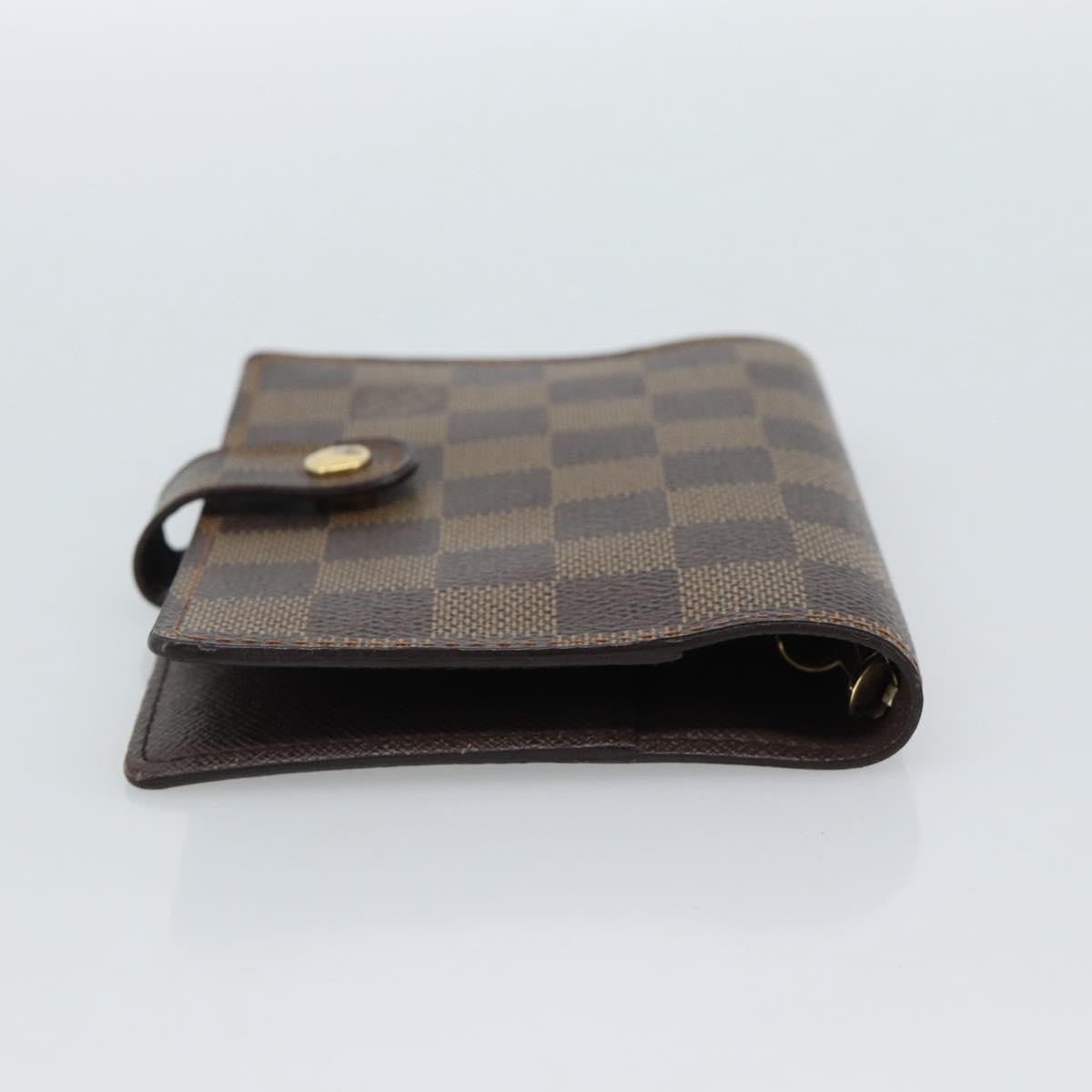 Louis Vuitton Ring Agenda Cover Damier, Brown, Canvas, Briefcase