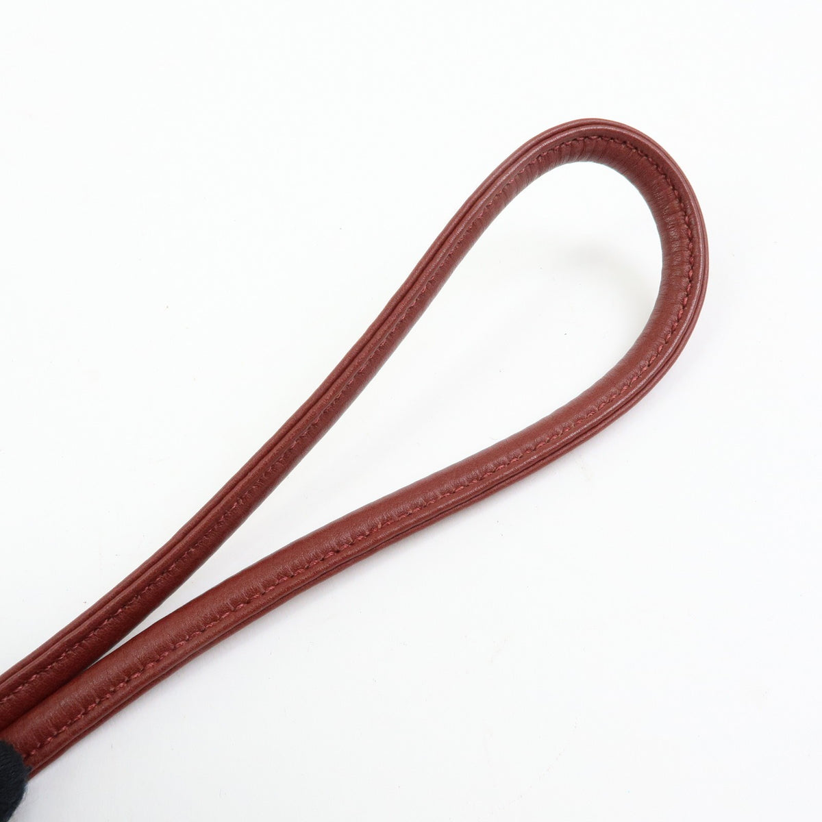 Hermes Aline Milo Lambskin and Swift, Burgundy, Leather, Handbag