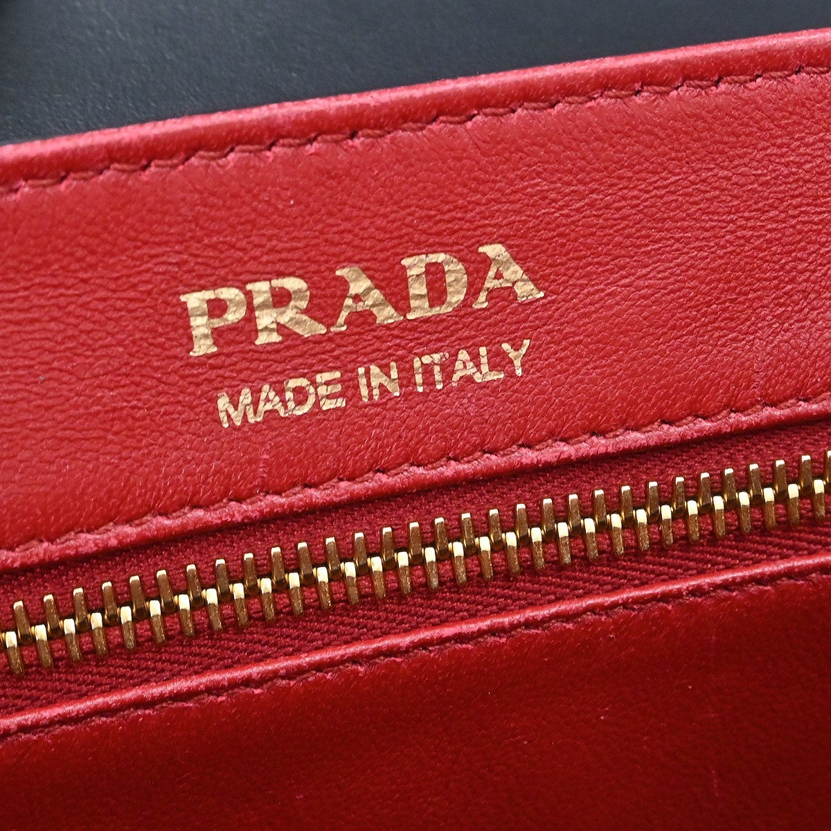 Prada Sidonie Saffiano, Black, Leather, Handbag